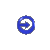 Growing Blue Right Arrow 2